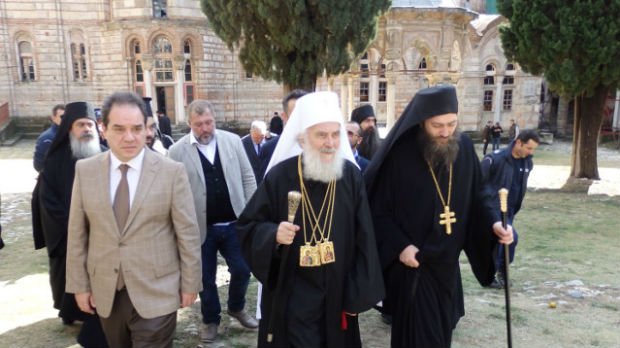 Patrijarh Irinej u poseti Svetoj Gori