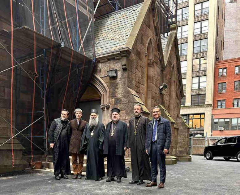 Patrijarh Porfirije posetio crkvu Svetog Save u Njujorku