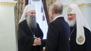 Patrijarhu Porfiriju uručen počasni doktorat Moskovske duhovne akademije