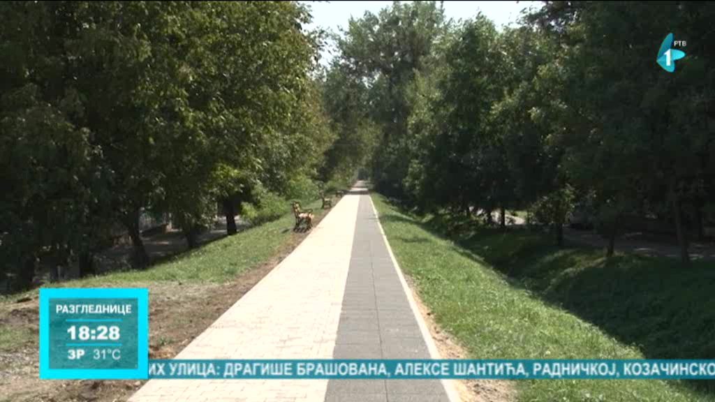 Pešačko-biciklistička staza izgrađena u Vrdniku