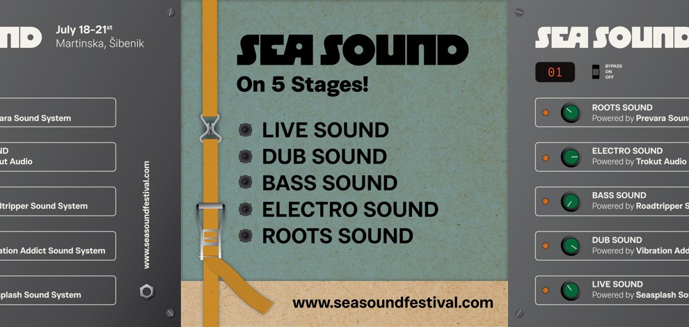 Pet pozornica na prvom izdanju Sea Sounda