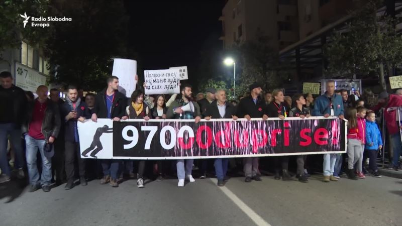 Peti građanski protest u Podgorici
