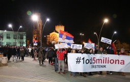 
					Peti protest Jedan od pet miliona u Trsteniku 
					
									