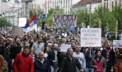 Održan 15. Protest protiv diktature u Beogradu (FOTO, VIDEO)
