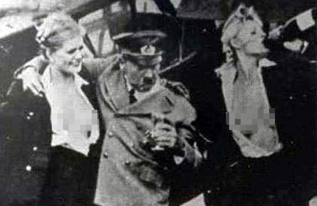 Pijani Hitler sa golim Nemicama Fotografije bluda i razvrata sa plavusama ovako je harao poslednji bludnik Berlina (FOTO)
