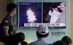 
					Pjongjang ispalio tri balističke rakete u Japansko more 
					
									