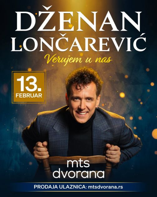 Po treću put februar provodi sa Beogradskom publikom: Dženan Lončarević 13. februara u mts dvorani