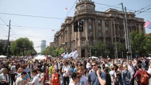 Pobunjeni univerzitet nastavlja protest ispred Vlade: „Još nisu ispunjeni svi zahtevi“