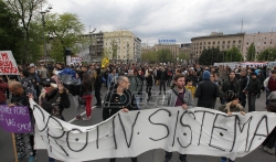 Održan 17. protest Protiv diktature u Beogradu (FOTO)