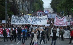 
					Održan 17. protest Protiv diktature u Beogradu 
					
									