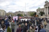 17. dan protesta, incident sa Šešeljem