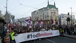 Jedan od pet miliona: Veliki protest 8. juna kao proslava šest meseci protesta (FOTO/VIDEO)
