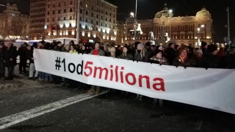 Održan deveti građanski protest u Beogradu