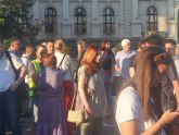 Završen protest opozicije u Beogradu FOTO
