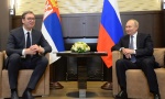 Počeo sastanak Vučića i Putina: Dvojica lidera oči u oči