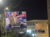 Podrška Vučiću iz Bileće: Bilbordom pokazali koga vide kao pobednika
