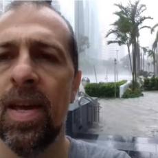 Pogledajte kako Srbin u sred Majamija PRKOSI stravičnom uraganu IRMA! (FOTO/VIDEO)