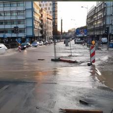 Pogledajte kako izgleda centar Beograda nakon jutrošnje poplave (FOTO/VIDEO)