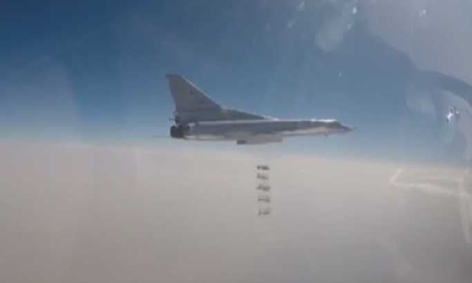 Pogledajte kako ruski avioni bombarduju teroriste u Siriji (VIDEO)