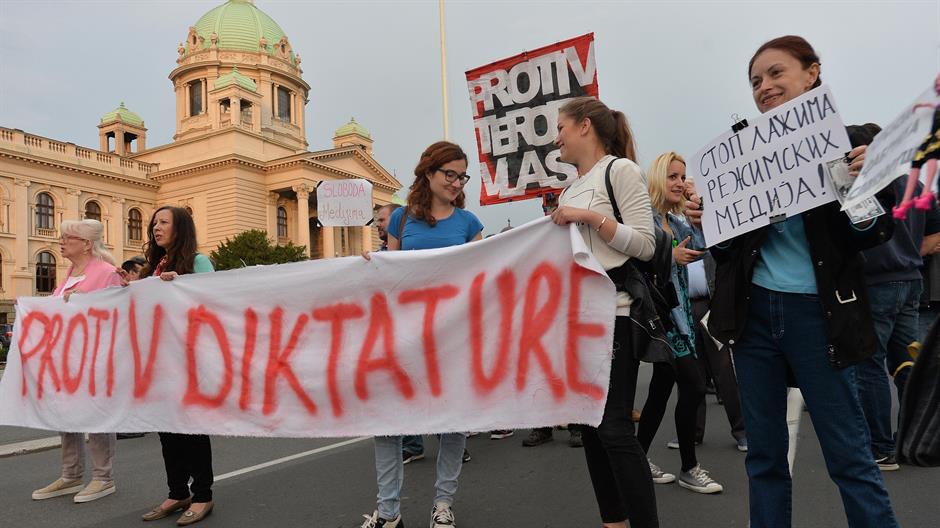 Pokret 7 zahteva: Protest na dan Vučićeve inauguracije