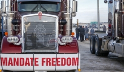 Policija Otave zaoštrila ton prema demonstracijama kamiondžija zbog antikovid mera