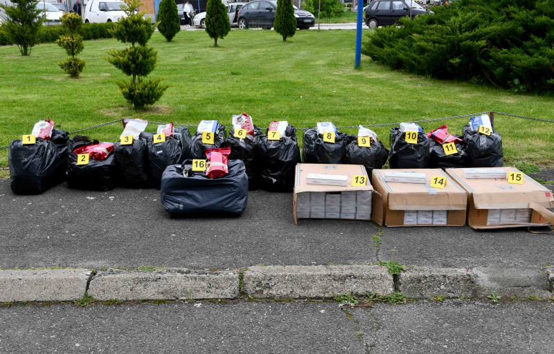 Policija kod  Vranjanca zaplenila 150 bokseva cigareta i rezanog duvana 162,5 kilograma