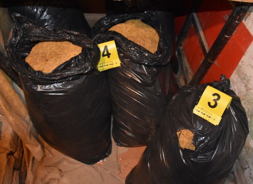 Policija pronašla 442,8 kg sakrivenog duvana