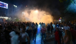 Policija u Ljubljani rasterala demonstrante suzavcem