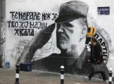 Ponovo uništen mural Ratku Mladiću FOTO