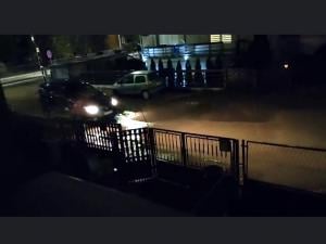 Poplavljen deo Ulice Justina Popovića u Nišu