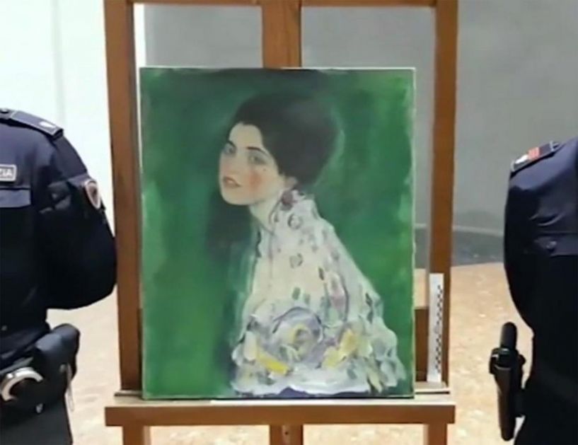 Portret pronađen u zidu galerije je ukradena Klimtova slika