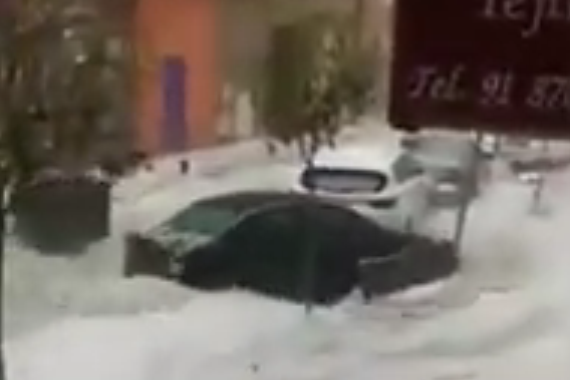 Potop: Bujica nosila automobile u Madridu (VIDEO) 