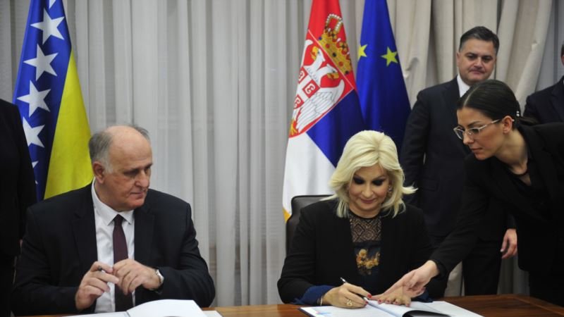 Potpisan sporazum o realizaciji autoputa Beograd-Sarajevo