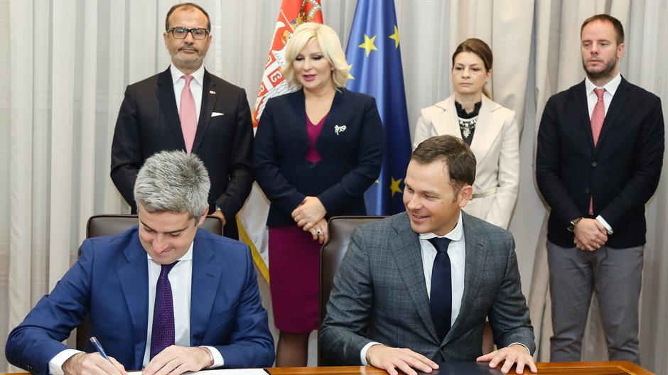Potpisan ugovor Vlade Srbije i EIB vredan 100 miliona evra