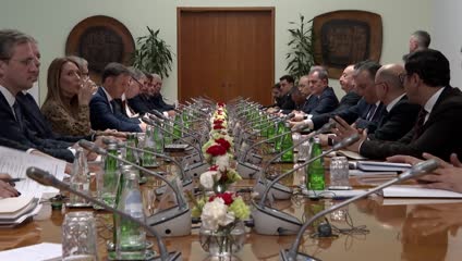 Potpisivanje nacrta odluke sa prve sednice Saveta za strateško partnerstvo Srbije i Azerbejdžana