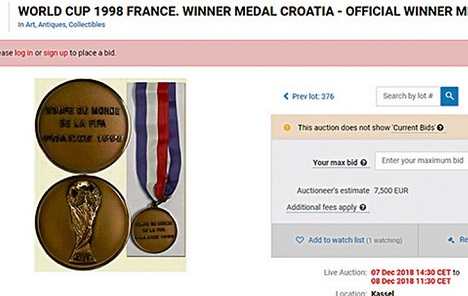 Potvrđeno tko je prodavatelj medalje iz 1998.