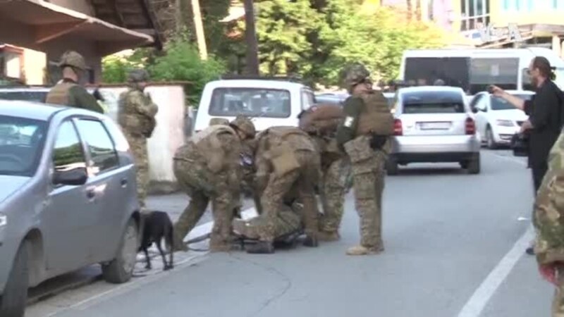 Povređeni vojnici KFOR-a u Zvečanu