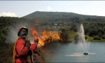 Požar na Borskom jezeru: Gorele dve kamp prikolice