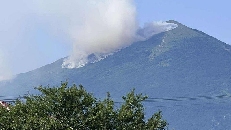 Požar na delu planine Rtanj