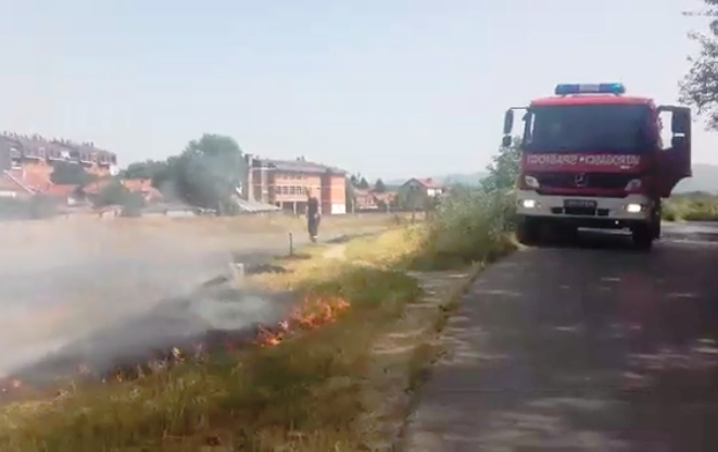Požar na veteničkom keju, dim progutao Radničko naselje (VIDEO)