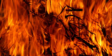 Požar u fabrici peleta u Zdravičicima kod Požege
