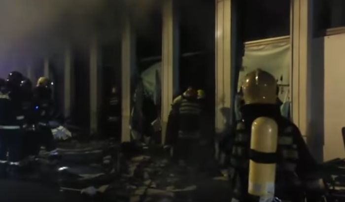 Požar u hotelu Metropol u Beogradu