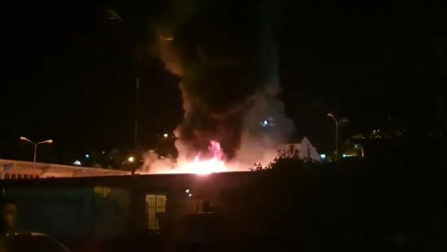Požar u krugu Jošanice u Novom Pazaru