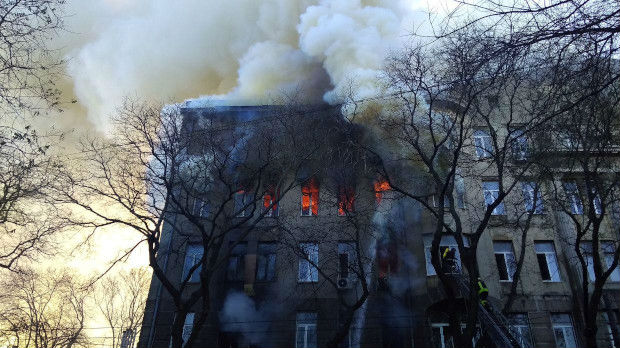 Požar u studentskom kompleksu u Odesi, 12 osoba povređeno