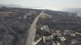 Požari u Grčkoj: Snimci opustošenog grada na ostrvu Rodos