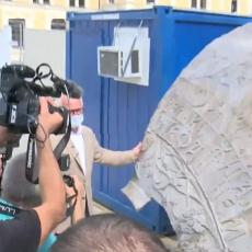 Pravo iz Rusije za Beograd: Počelo postavljanje spomenika Stefanu Nemanji (VIDEO)