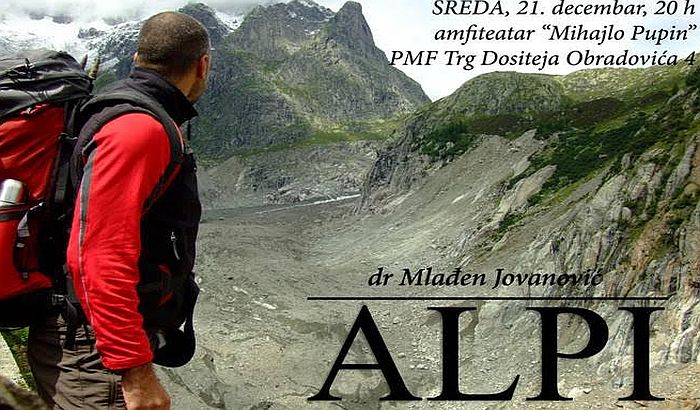  Predavanje Alpi, pogled iz prvog lica 21. decembra na PMF-u