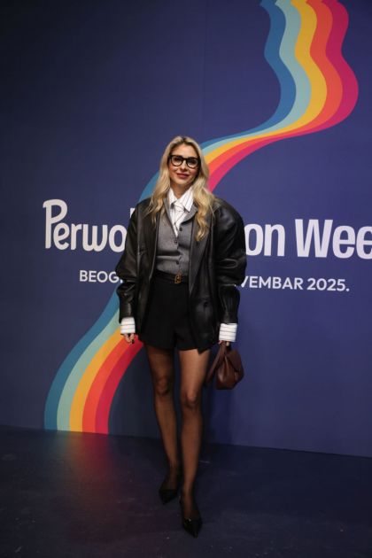 Predimenzionirana kožna jakna je vodeći komad ove sezone: Evo kako ga stilizuje Kristina Radenković FOTO