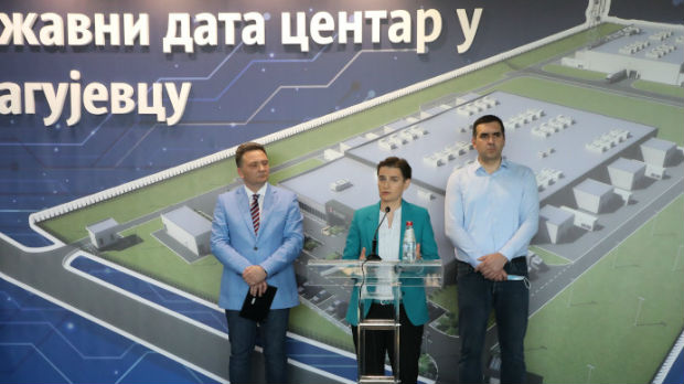 Predsednica Vlade obišla radove na izgradnji Data Centra u Kragujevcu  