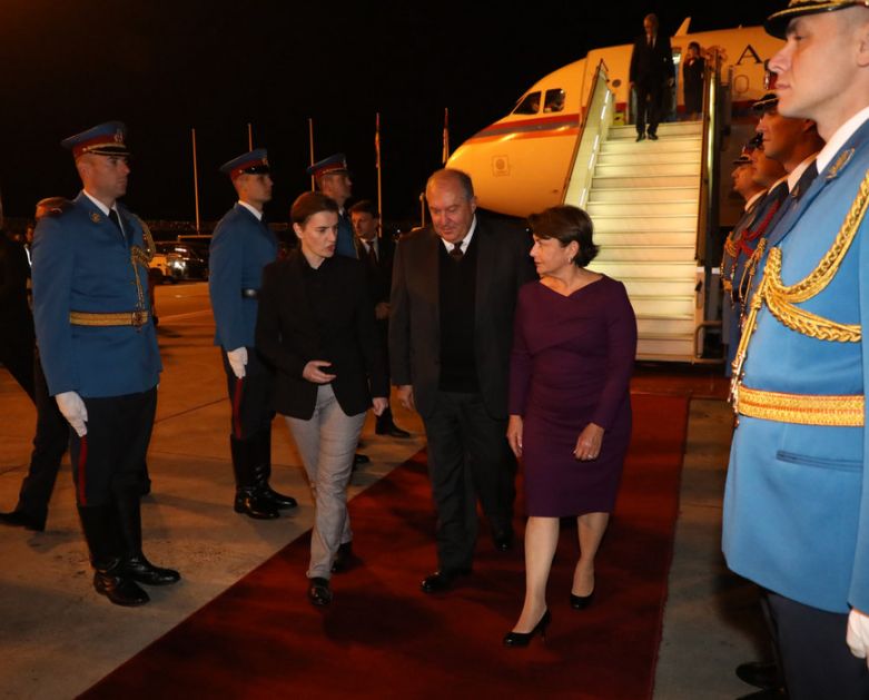 Predsednik Jermenije doputovao u Srbiju